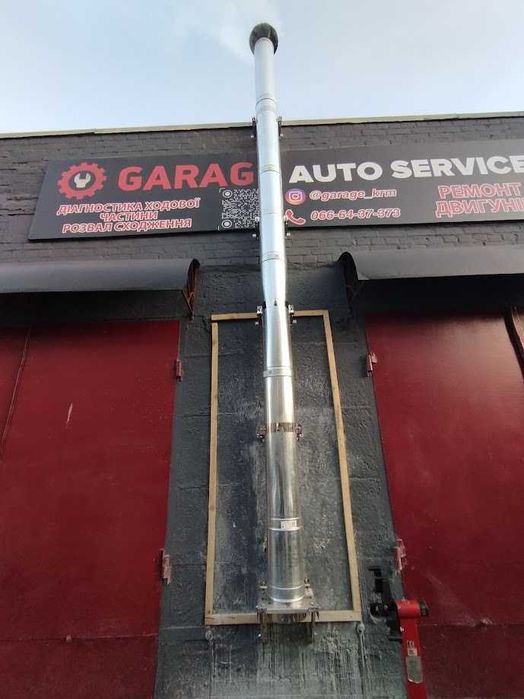 Димохід нержавійка оцинковка зварна утеплена дымоход нержавейка