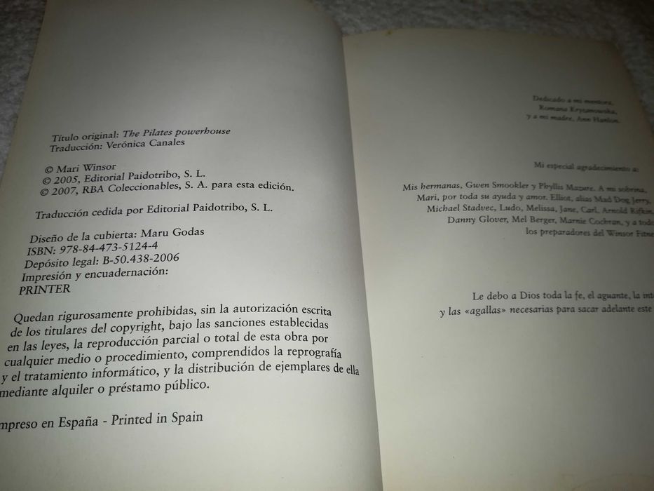 pilates (mari winsor y mark laska) 2006 livro