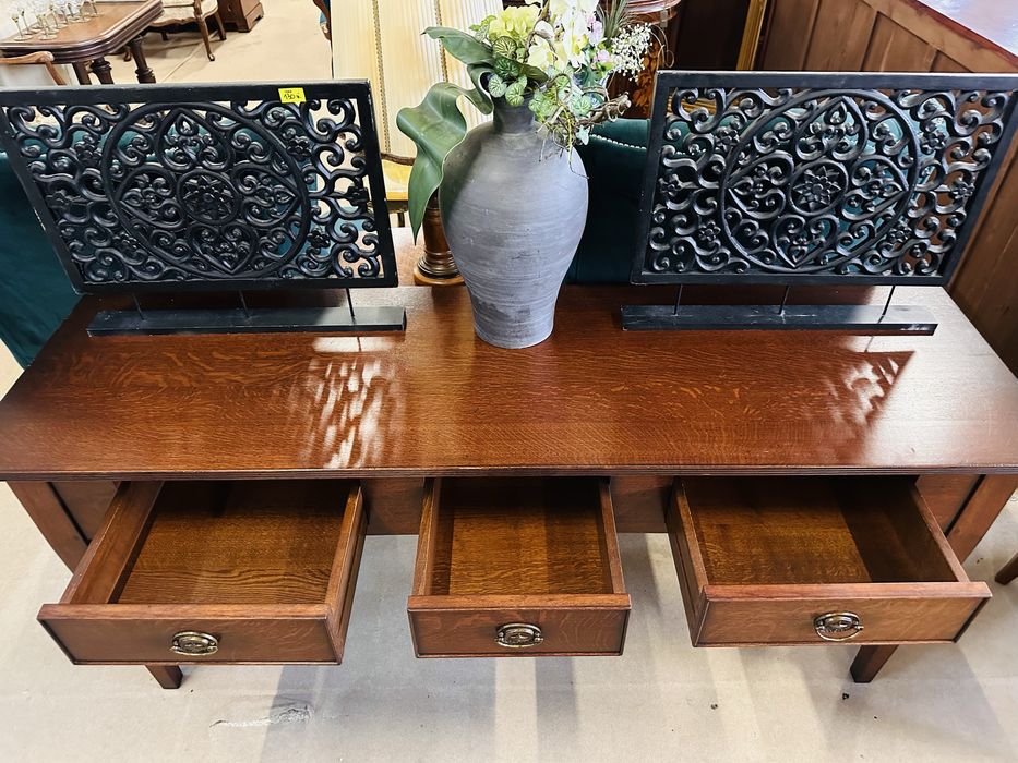 Wyjątkowa :) Duża i klimatyczna konsola dębowa z szufladami :)