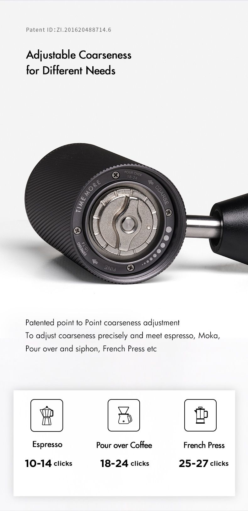 Moinho Café TimeMore C2 Fold