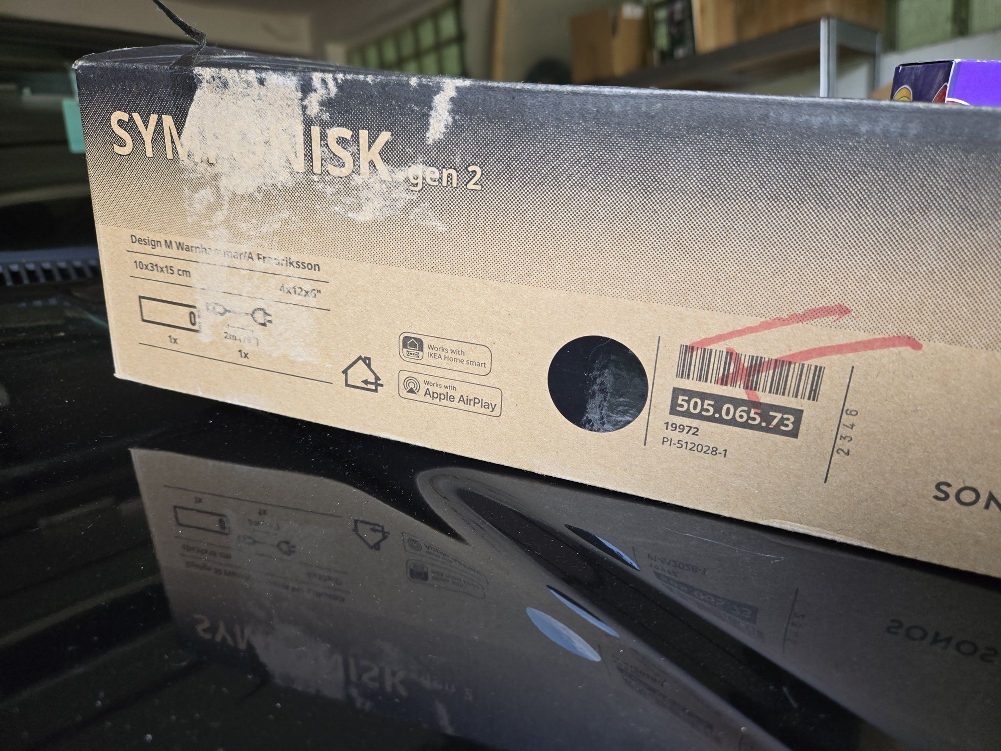 Głośnik Wi-Fi Symfonisk gen 2 Ikea Sonos czarny