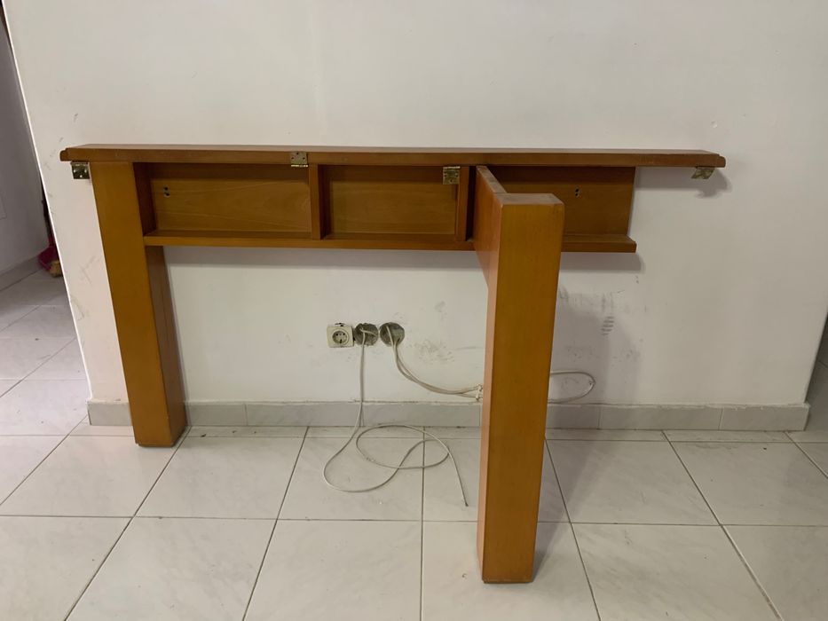 Mesa dobrável de cozinha madeira maciça