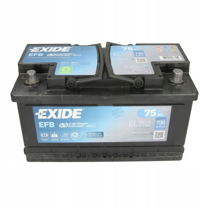 Akumulator Exide 12v 75Ah/730A Start&stop P+
