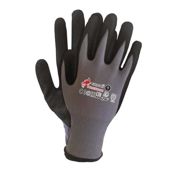 Летние рабочие перчатки RBLACKFOAM, робочі рукавиці Код 411