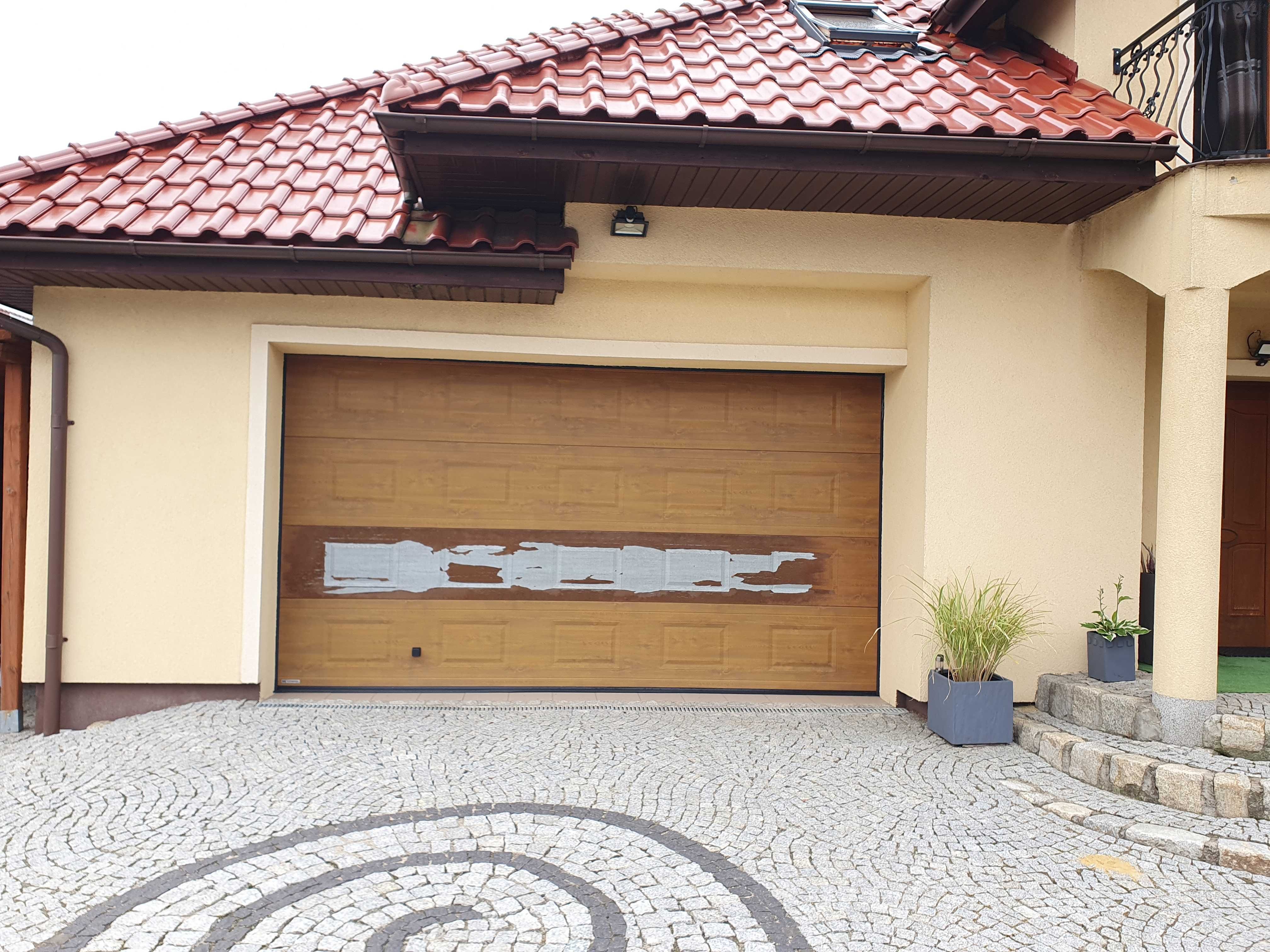 Brama garażowa Krispol  + osprzęt  + napęd.. Cały komplet 430 x 235 cm