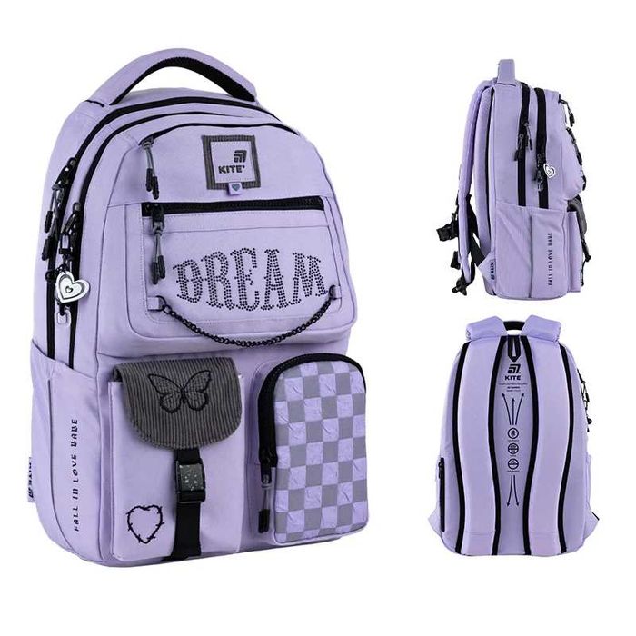 New 2025. Рюкзак Kite teens Dream для дівчинки зріст 130-145см
