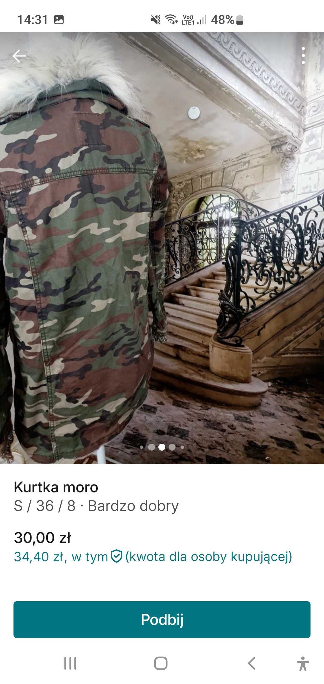 Kurtka moro damska