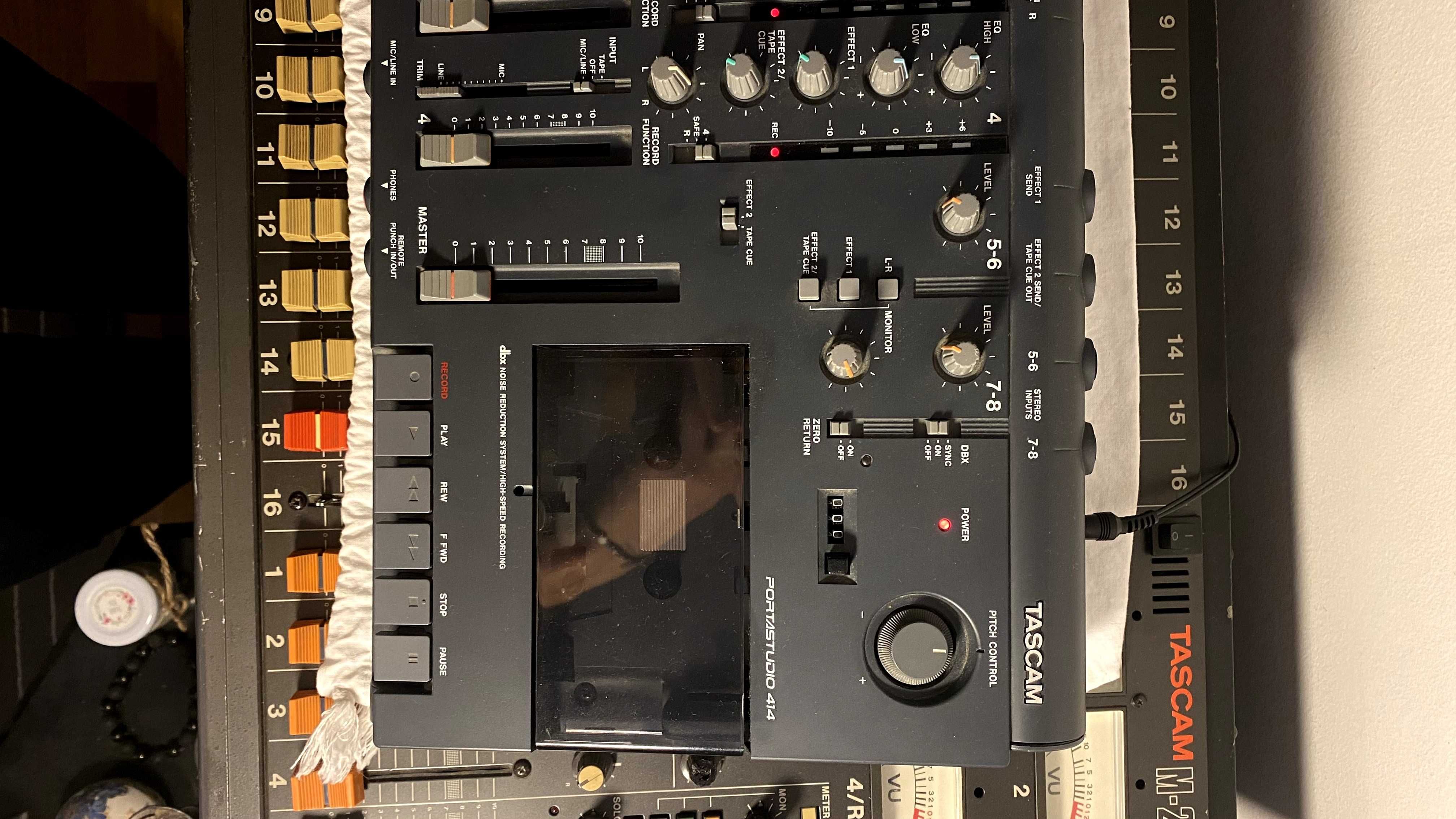 mixer tascam portastudio 414