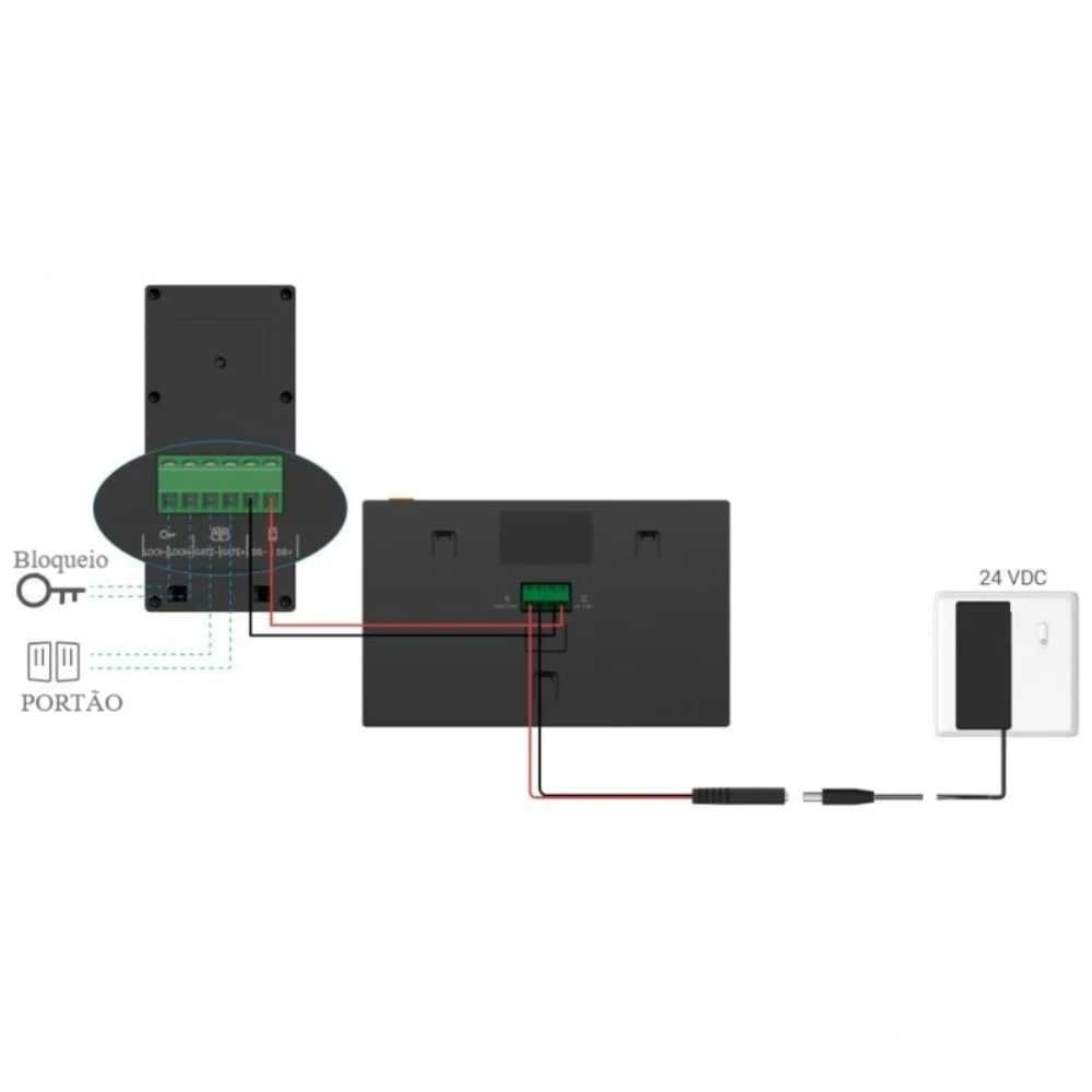 Intercomunicador * WiFi * 7” * Com câmara e visão noturna