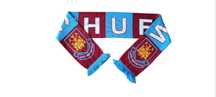 Szalik piłkarski sportowy West Ham United używany
