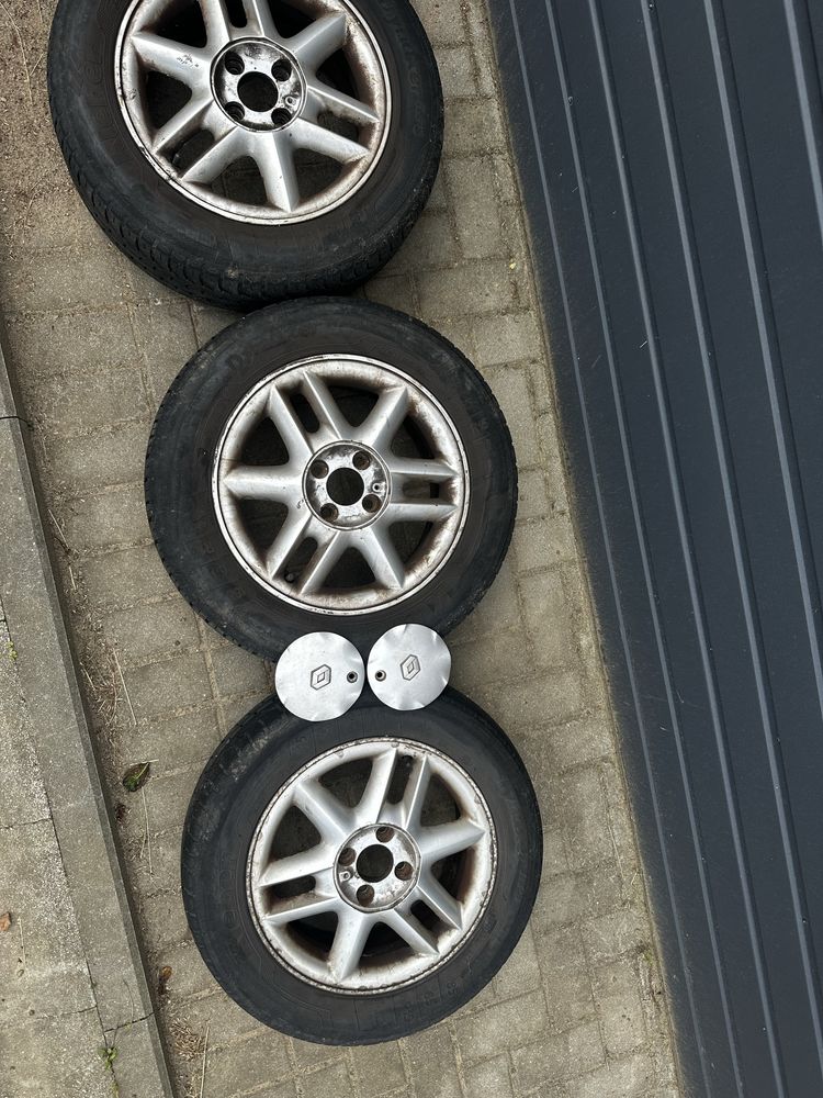 Opony wraz z felgami renault scenic 1