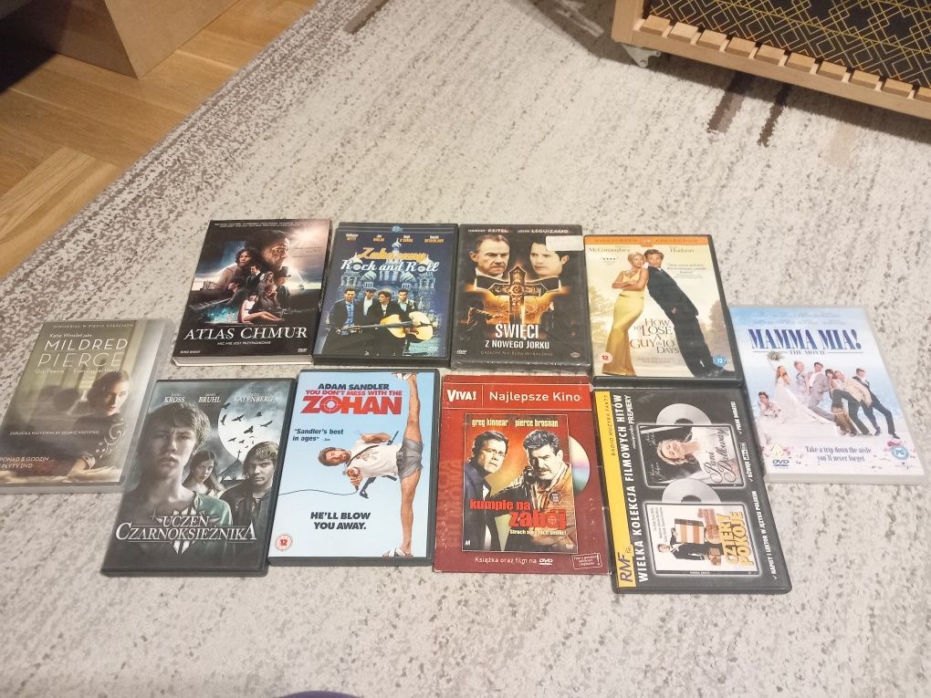 Filmy DVD , 10 sztuk