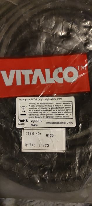 Kabel Vitalco SVGA 30 metrów