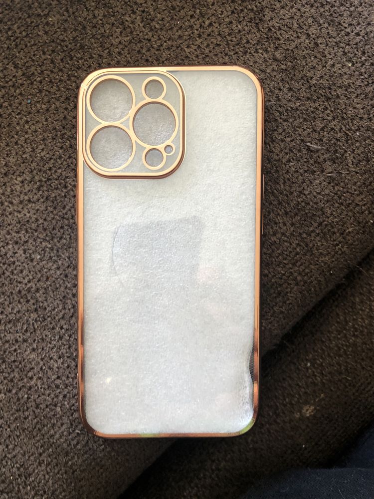 Kit protecao para Iphone 14 Pro Dourado