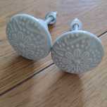 Uchwyty ceramiczne turkus