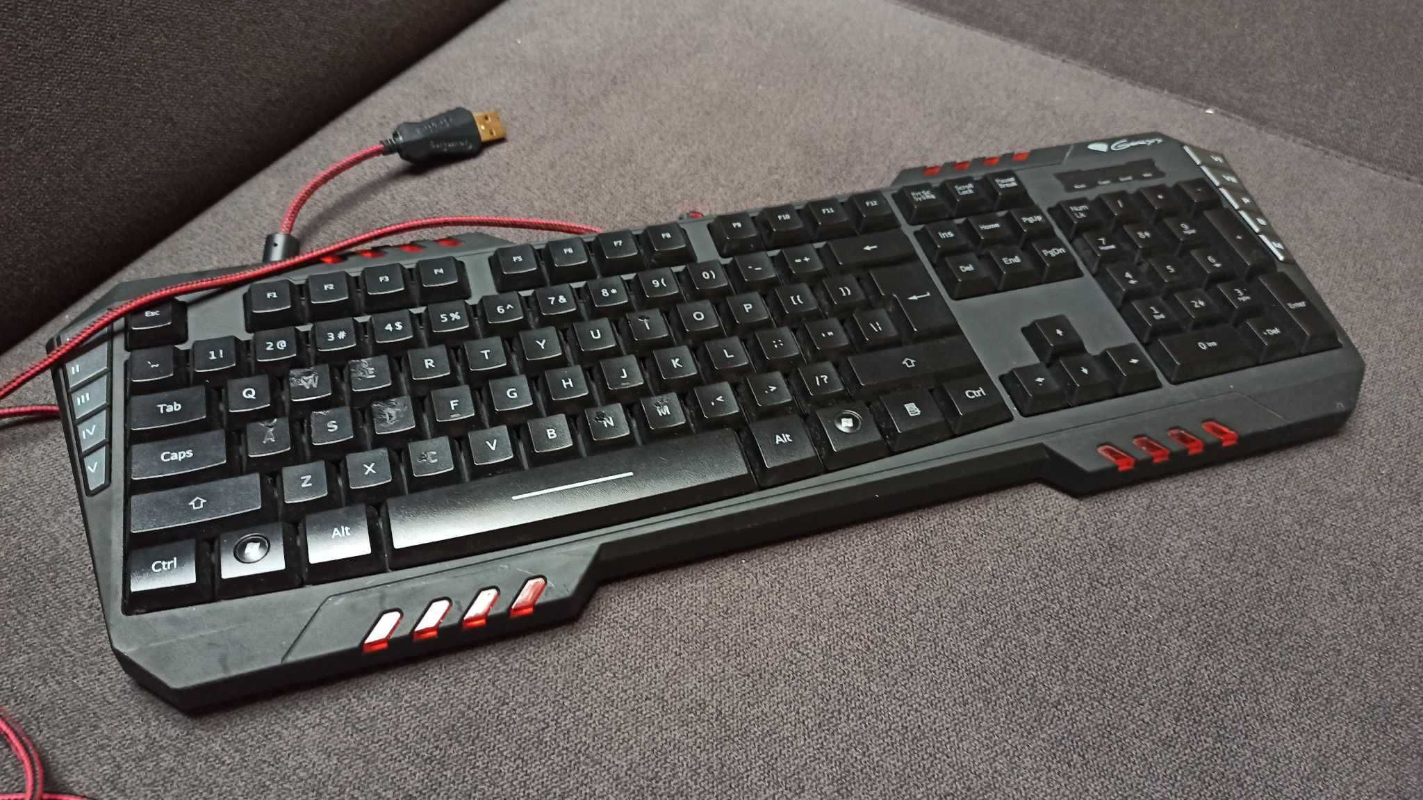 Klawiatura dla graczy Natec Genesis RX55 podświetlana gamingowa
