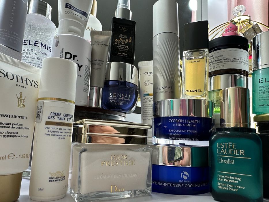 Dior Chanel la mer крем сывортка маска лосьен  масло инзимная пудра