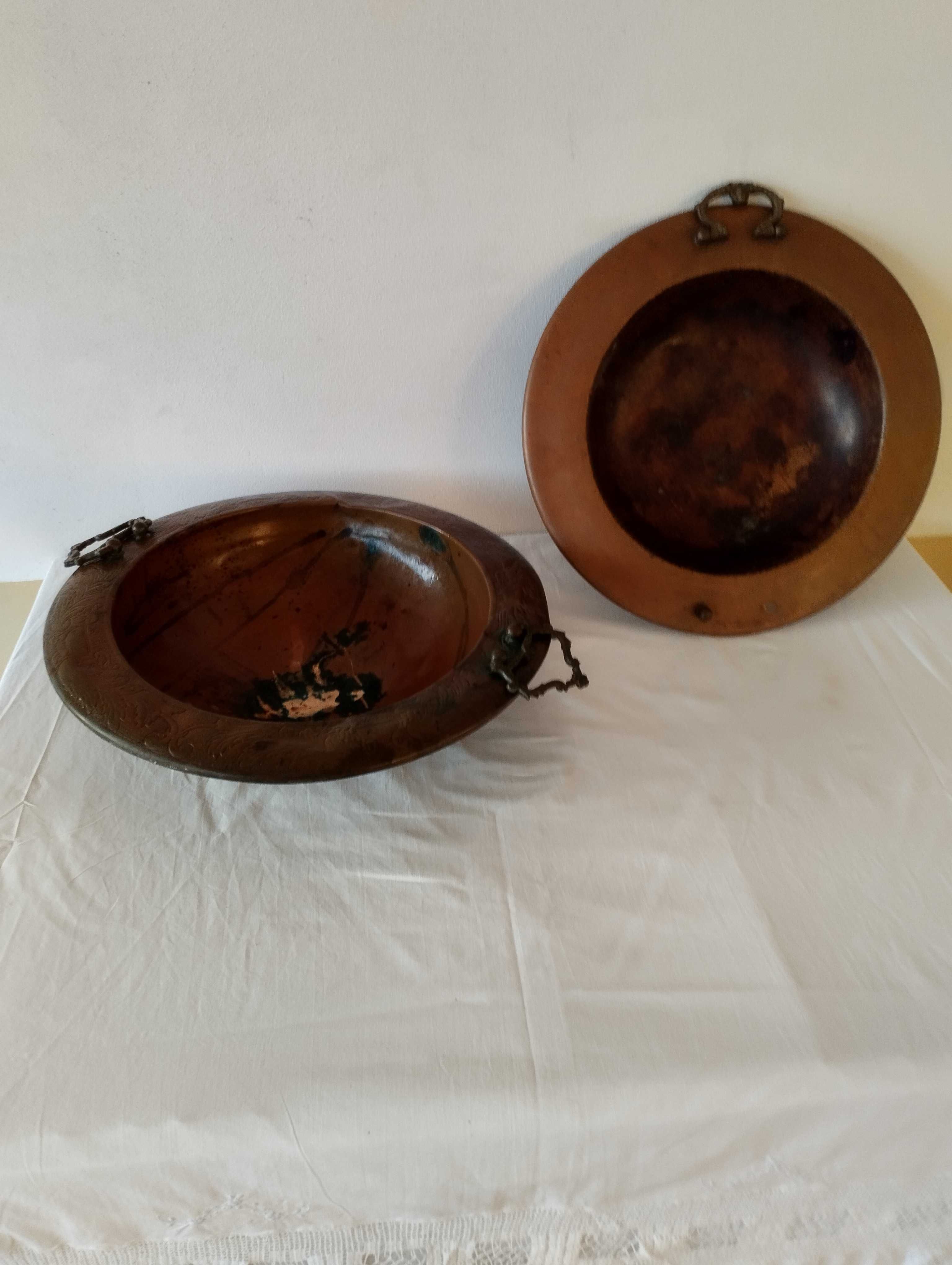 Brazeiras cobre vermelho antigas trabalhada 48 e 44