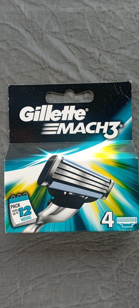 Gillette Mach 3 Turbo - oryginalne wkłady do maszynki