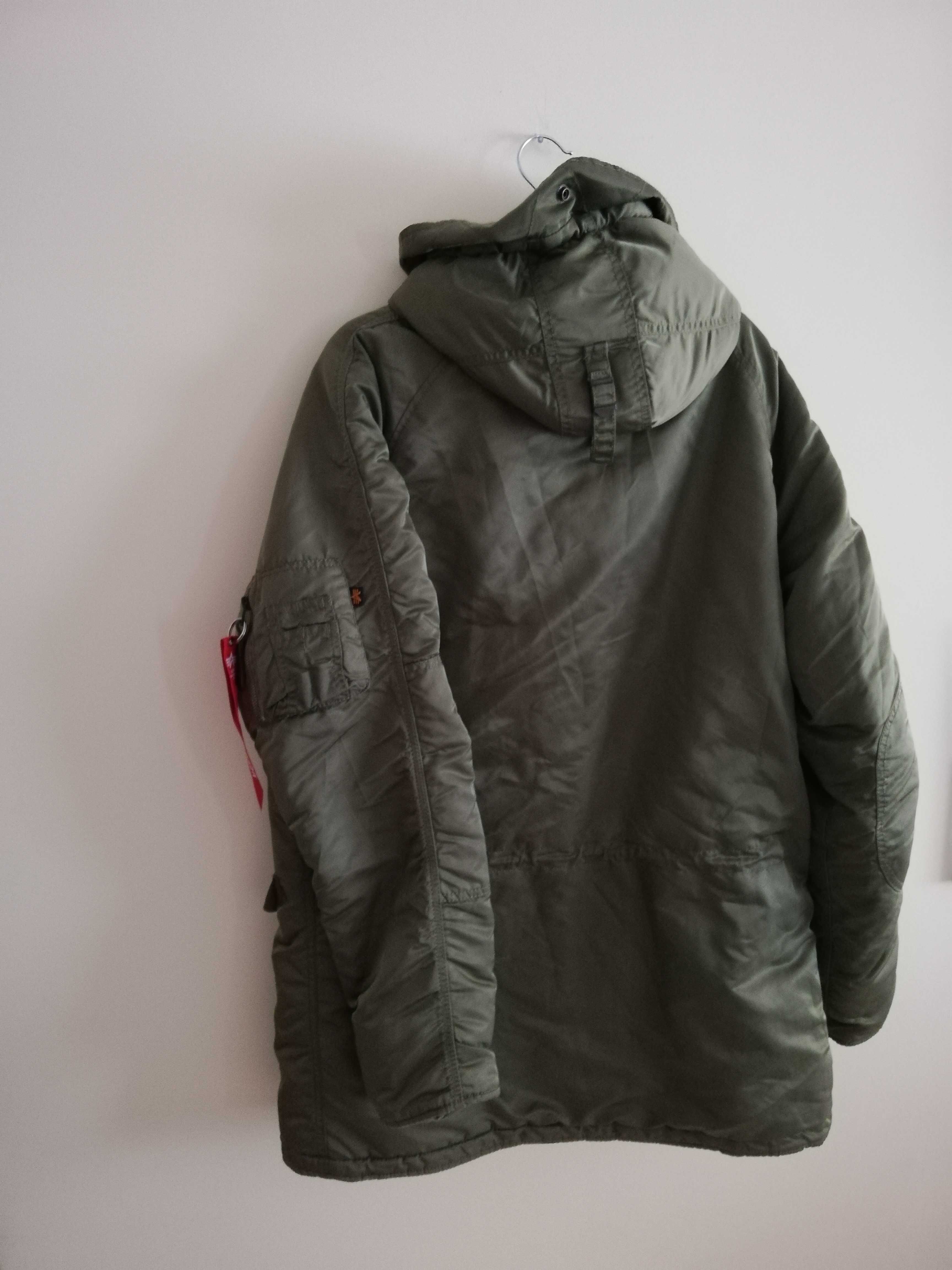 parka Alpha Industries L XL 40 42 płaszcz zimowy Alpha XL 40 42