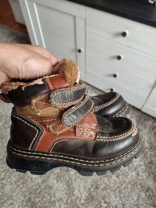 Buty botki kozaki chłopięce rozmiar 28 trapery grand canyon