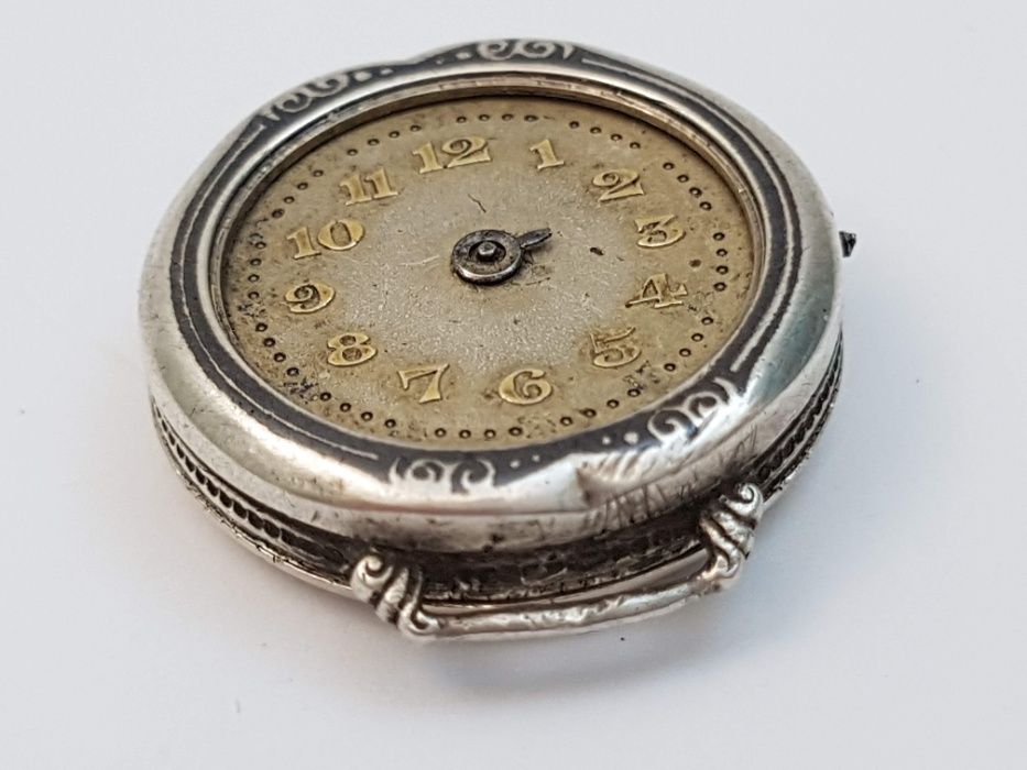 Часы Laco, Германия, 40-е годы. Серебро. Под реставрацию.