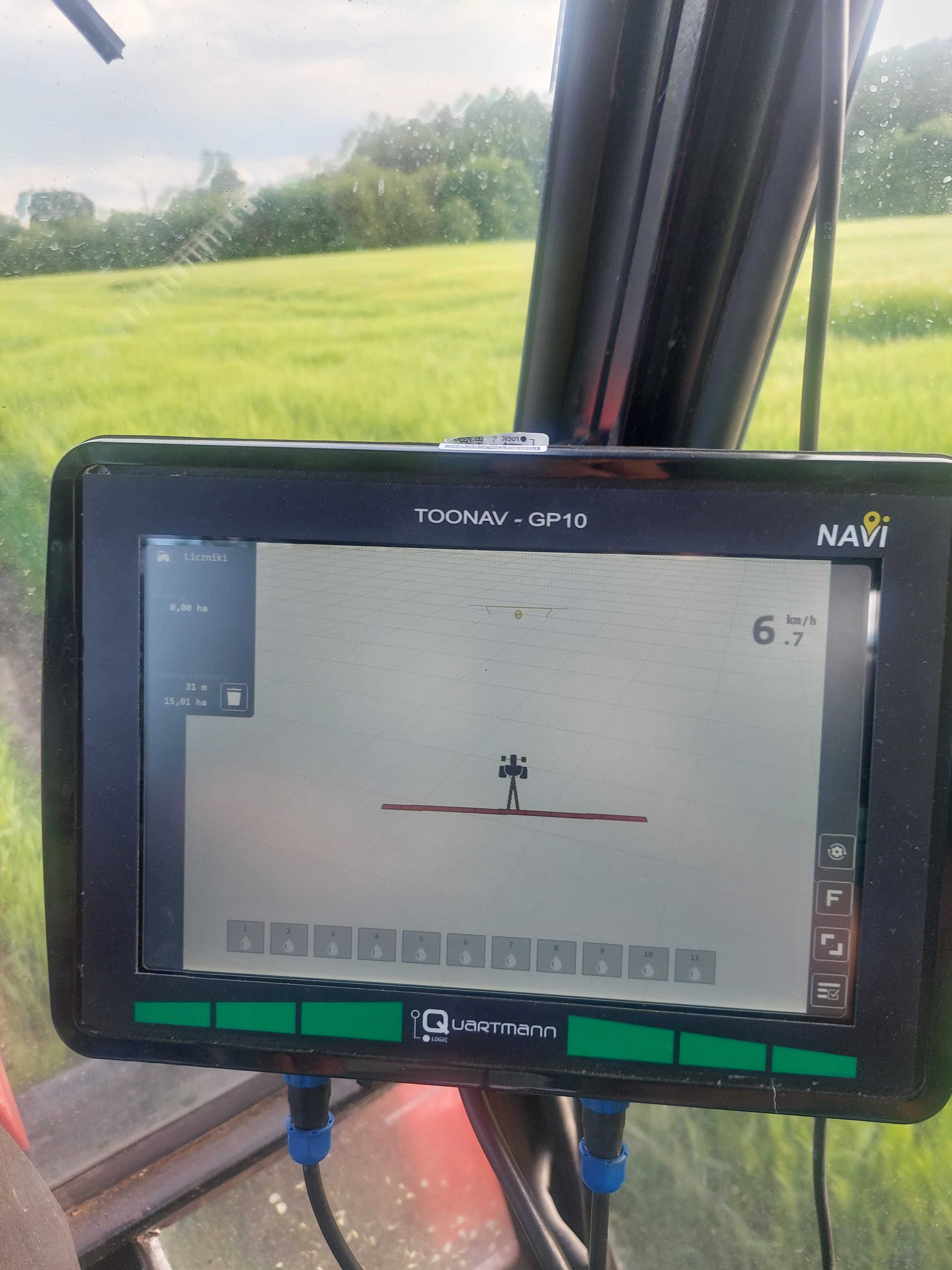 Nawigacja rolnicza; komputer 13 *SEKCJI*  do opryskiwacza RTK GPS