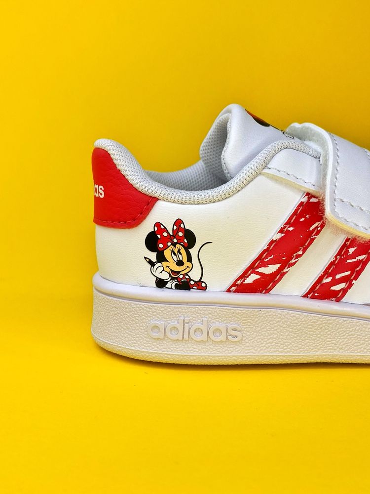 Дитячі кеди Adidas Grand Court x Minnie Mouse 23 25 27 кросівки