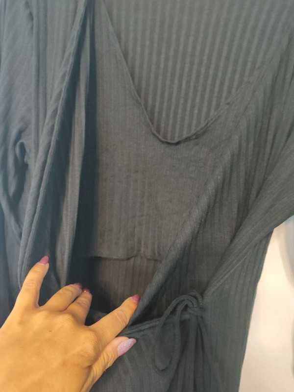 H&M mama ciążowa sukienka prążek m l xl