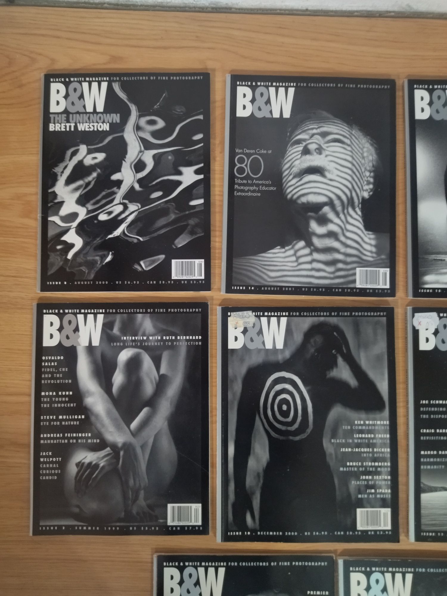 11 revistas fotografia B&W