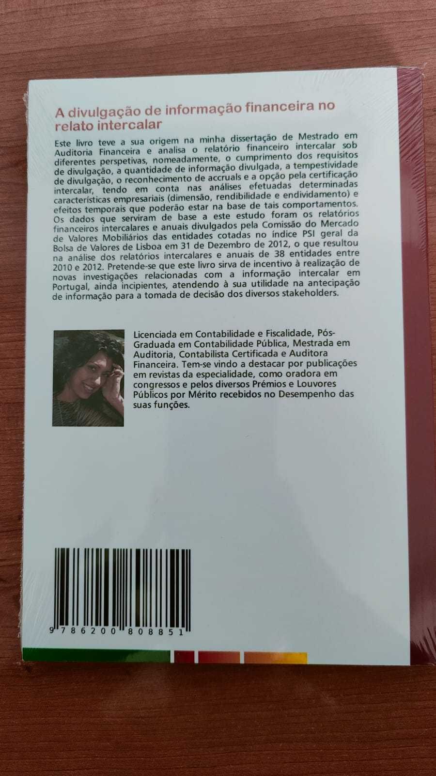 Livro A divulgação da informação financeira no relato intercalar