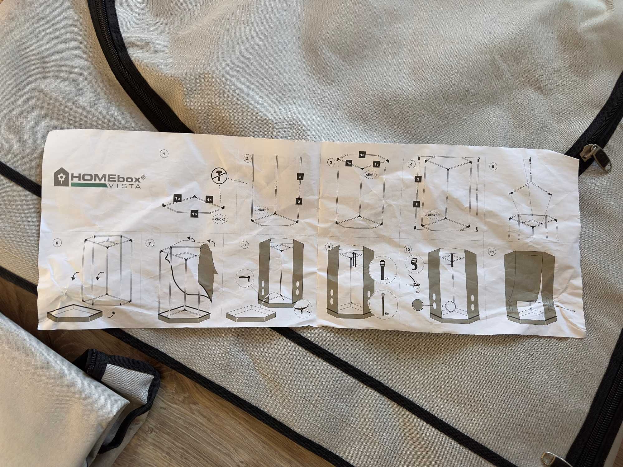 Growbox, Namiot do uprawy roślin HomeBox Vista Triangle | 40% ceny!