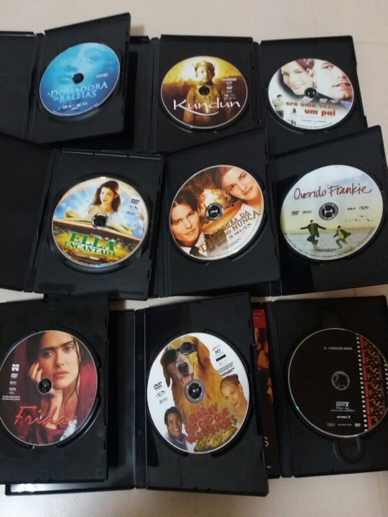 Lote de 9 DVDs originais (Dramas / Comédias)