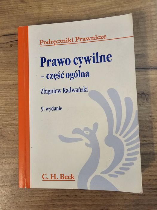 Prawo cywilne część ogólna Zbigniew Radwański
