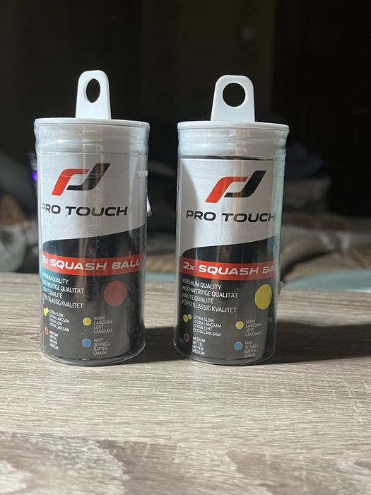 Мʼячі для тенісу Pro Touch Ace Squash balls 2 pcs tube
