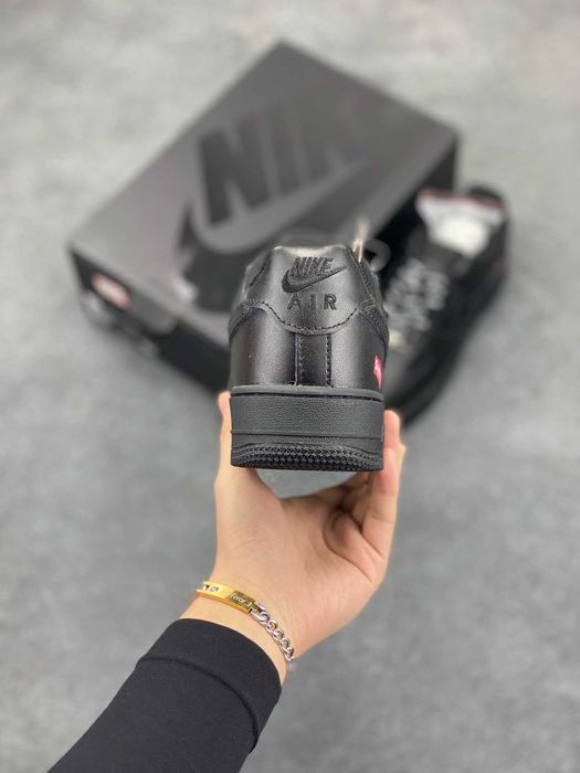 ButyDamskie‍ Nike‍ Air‍ Force‍ 1‍ Supreme‍ Black‍ Uniseks Roz.43