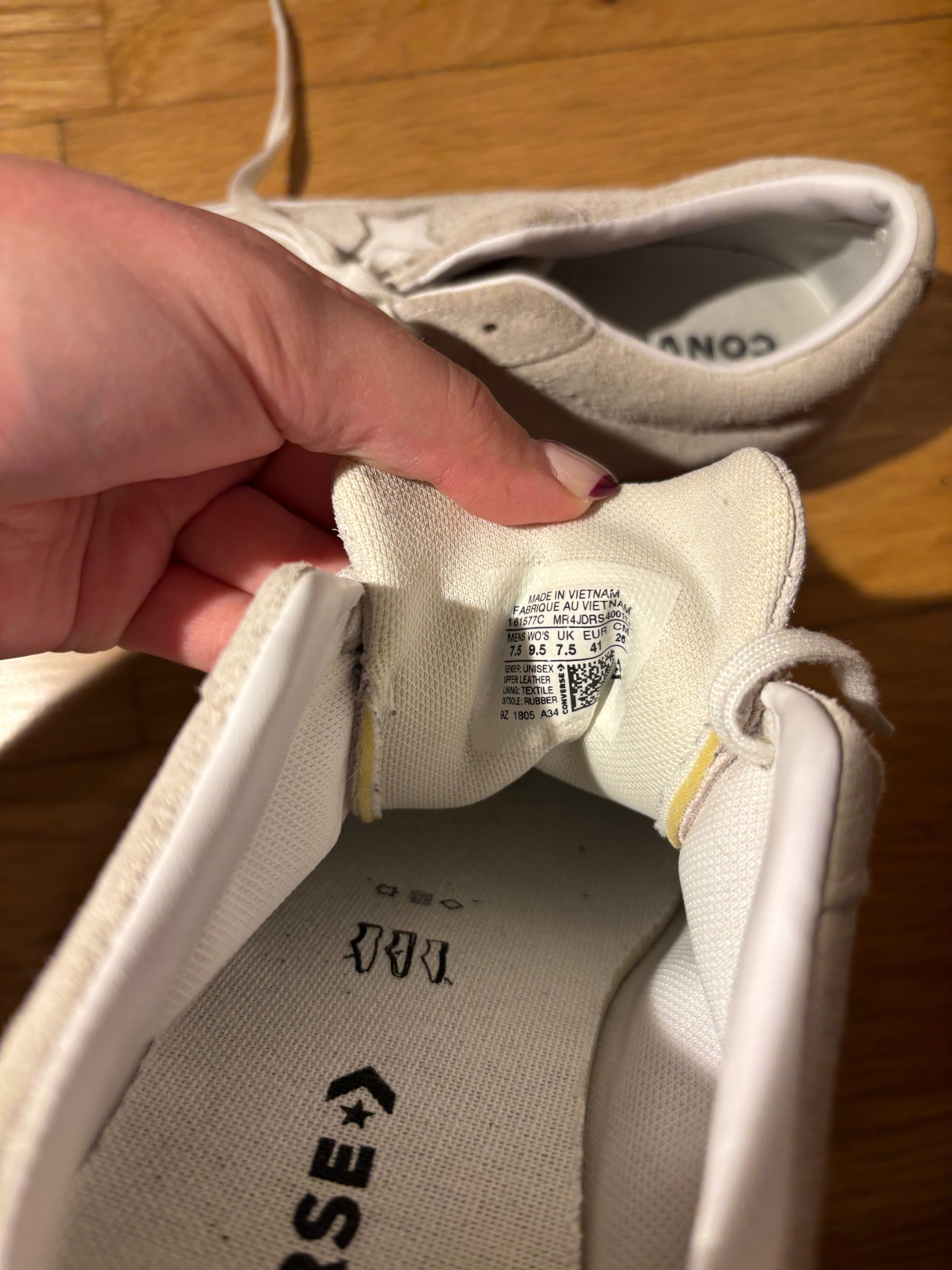 ténis converse - one star, creme, tamanho 41