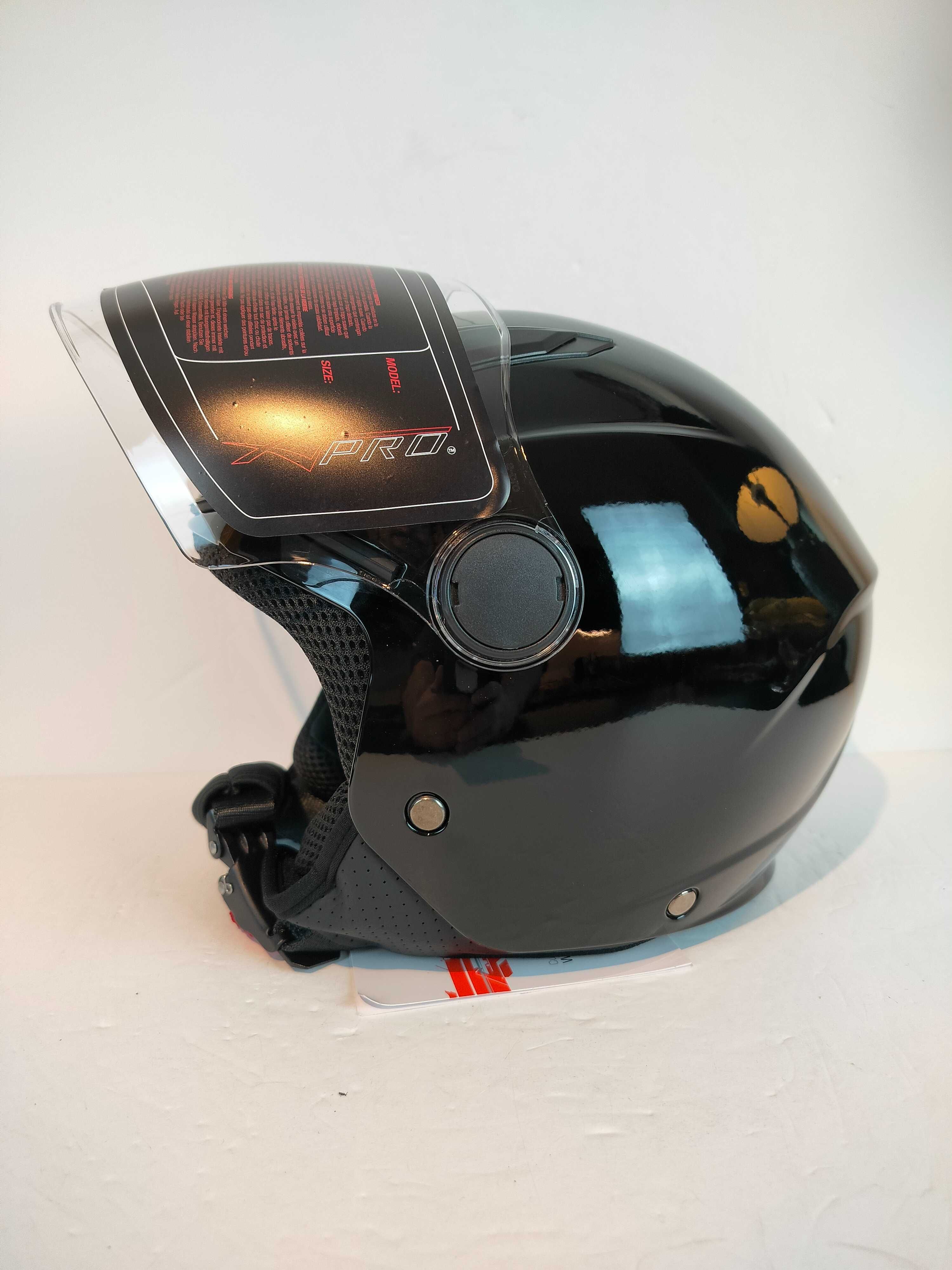 Capacete aberto criança mota scooter novo tamanhos XXS e XS