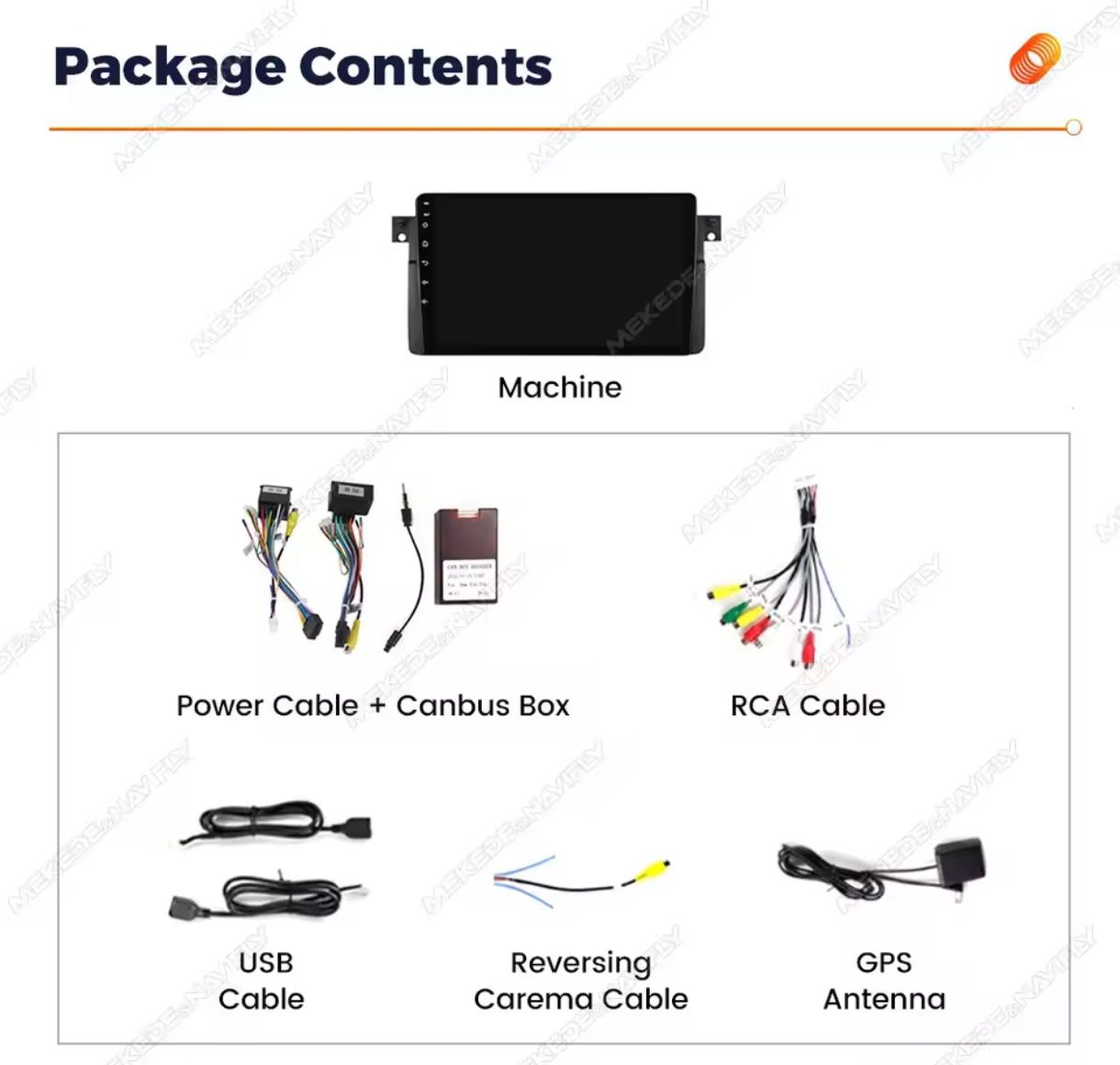 Radio Nawigacja ANDROID 13 BMW E46 Androidauto Carpley 2GB/32