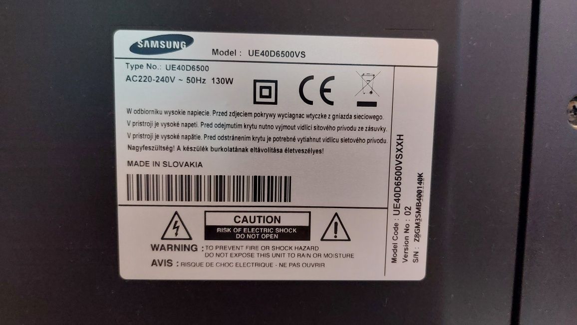 Samsung UE40D6500 + dekoder