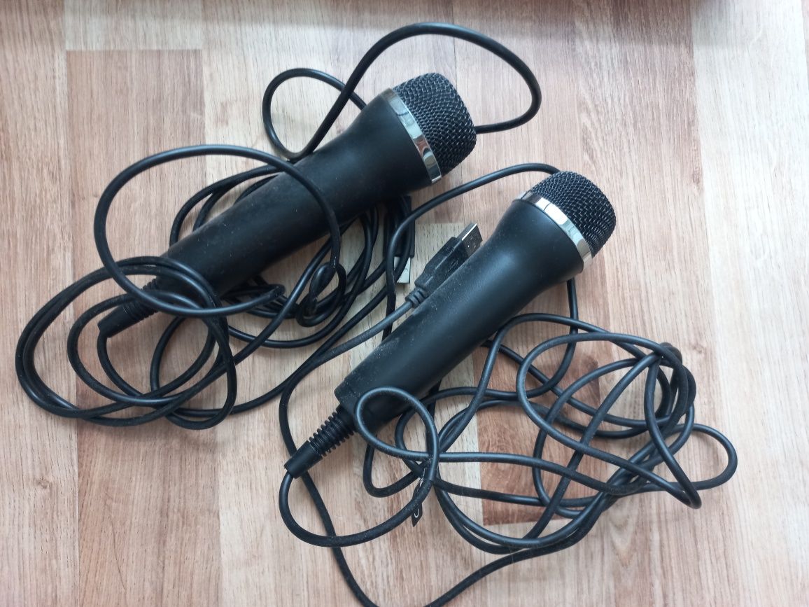 Dwa mikrofony USB