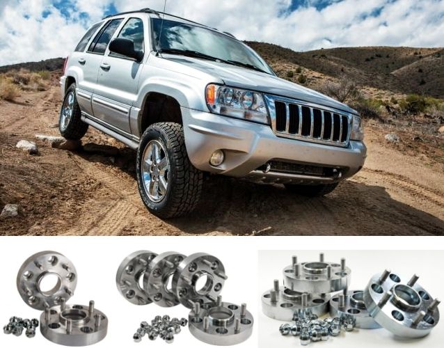 DYSTANSE ADAPTERY do kół 5x114,3 5x127 Jeep Cherokee Wrangler Grand