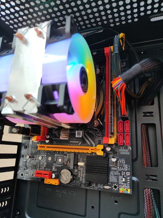 Комплект Материнская Плата Х79 + CPU 10 ядер + ОЗУ 16 гб+ Охлад RGB