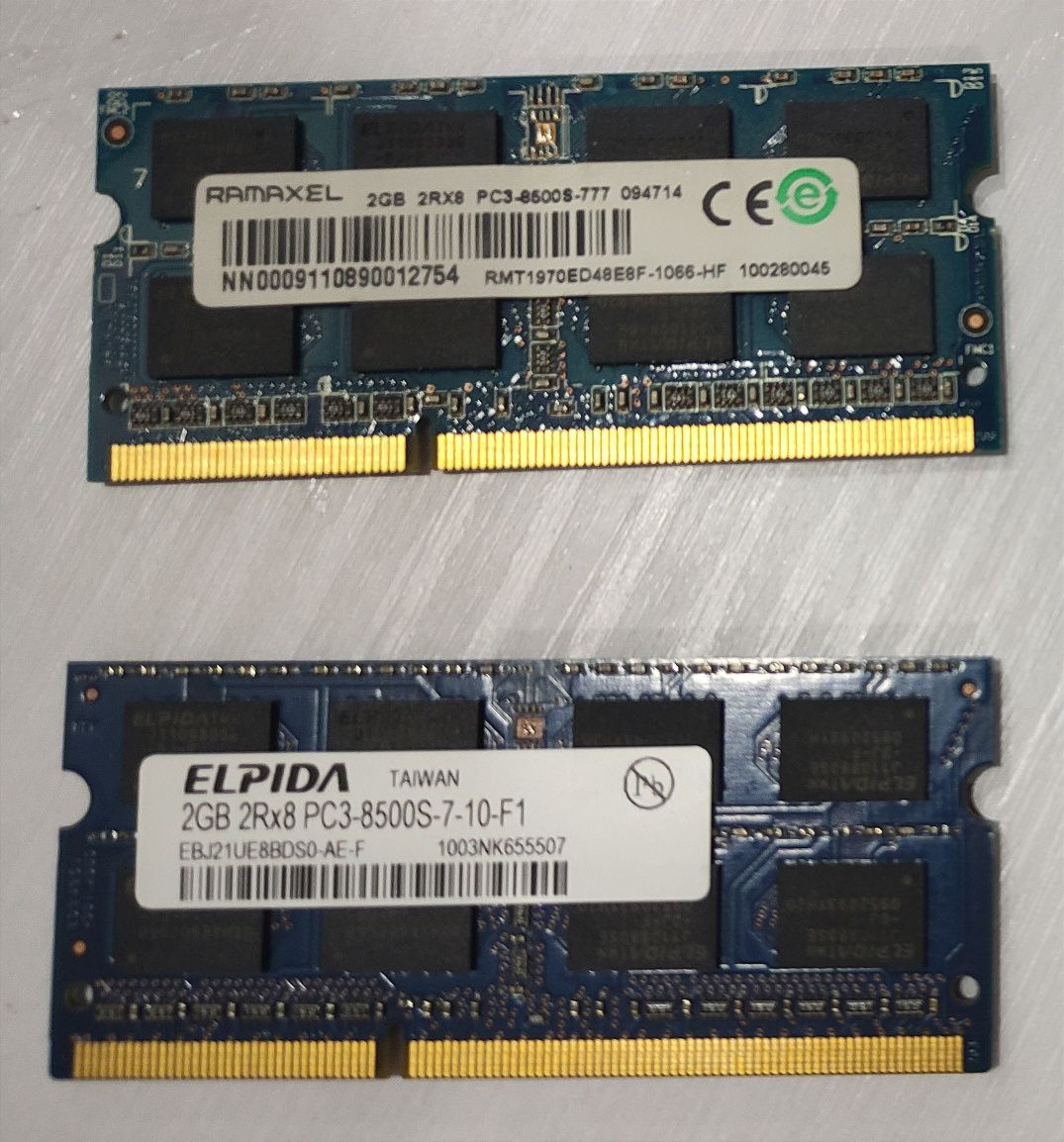 Оперативна пам'ять ddr3 2 gb 2 шт.