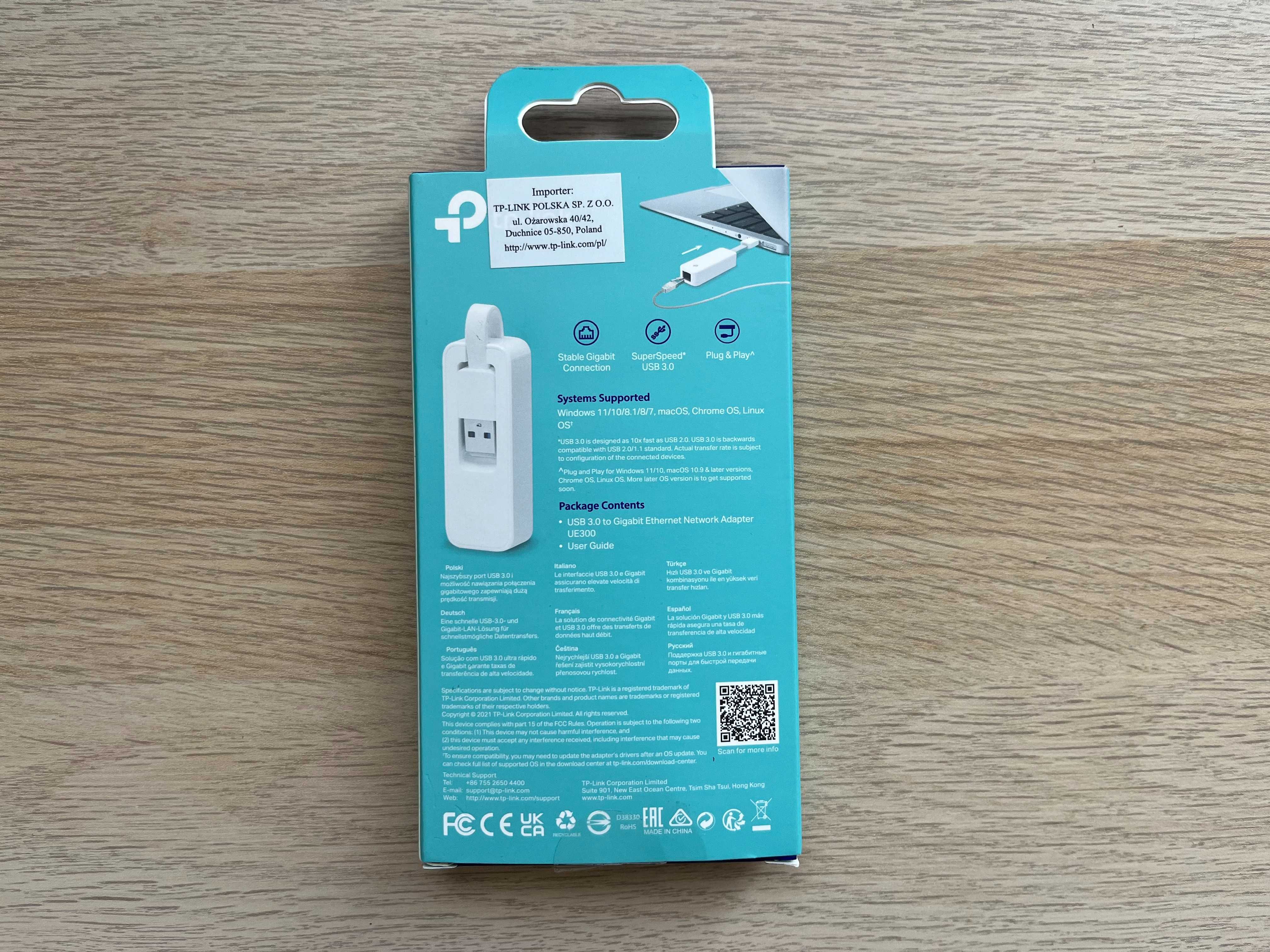 Karta sieciowa TP-Link UE300 adapter USB RJ45