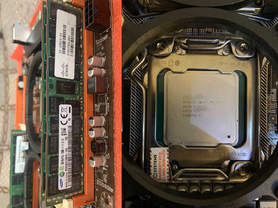 Комплект X79-Server + 2 x Xeon E5-2697v2 + 64 GB RAM + Кулер, LGA 2011