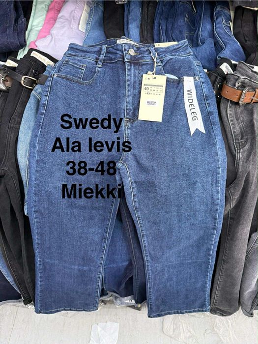 Spodnie damskie szwedy, firma WIDELEG, Plus size, rozmiar 38-48/46