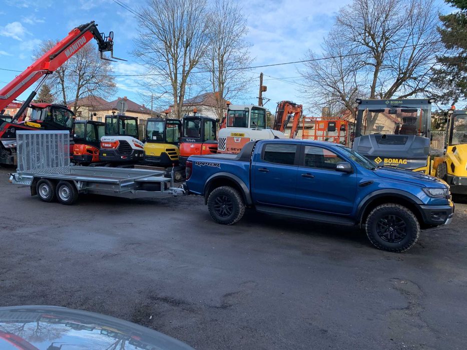 Brenderup MT2600 przyczepa laweta pod minikoparkę walec DMC 2600 kg