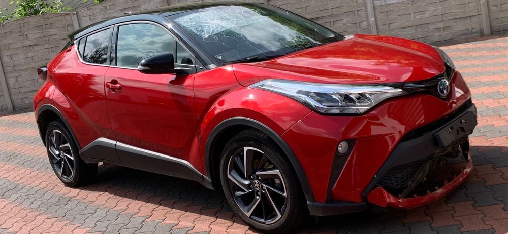 Toyota C-HR CHR HYBRID 122H Półskóry Navi Line Assist Kamera Cofania
