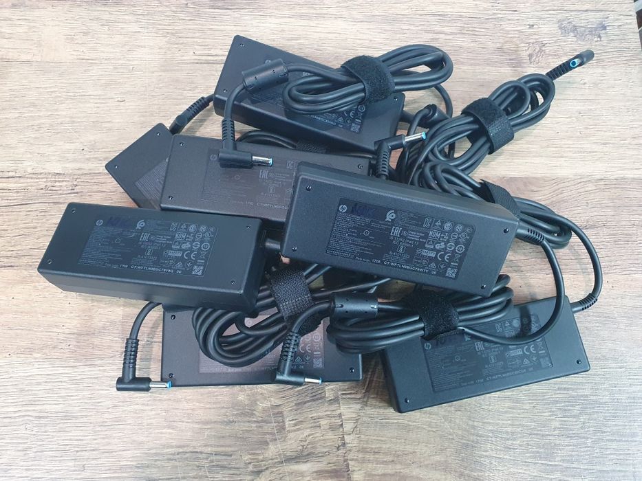 Блок питания зарядное зарядка HP blue pin 90w оригінал